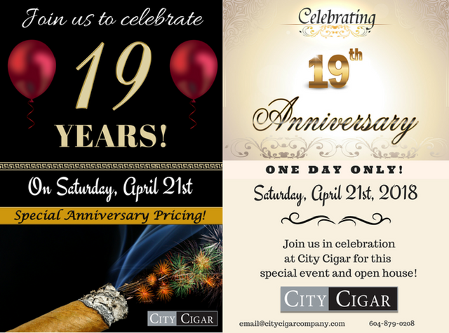 City Cigar 19th Anniversary img for website